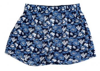 Boxer briefs for men with floral pattern. Isolate on white background.