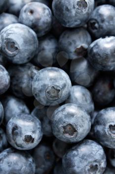 Royalty Free Photo of a Pile of Blueberries