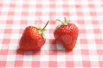 Royalty Free Photo of Strawberries on a Table