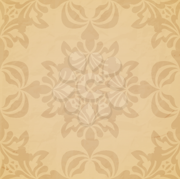 Royalty Free Clipart Image of a Background of a Floral Pattern