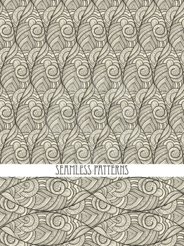 Vector Abstract Seamless Patterns