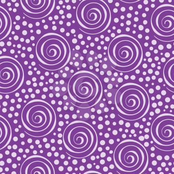 Vector Abstract Seamless Pattern. 