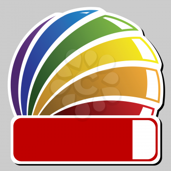 Royalty Free Clipart Image of a Badge