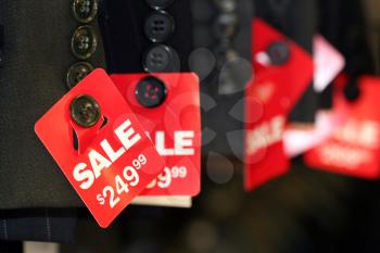 Royalty Free Photo of Red Sale Tags
