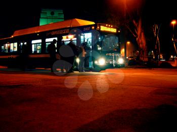 Royalty Free Photo of a Public Bus