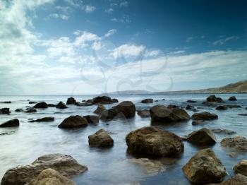 Royalty Free Photo of Rocks and Water