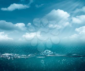Abstract sea and ocean backgrounds for your design