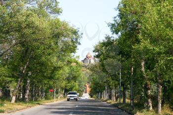 Royalty Free Photo of a Road in Sevan, Armenia