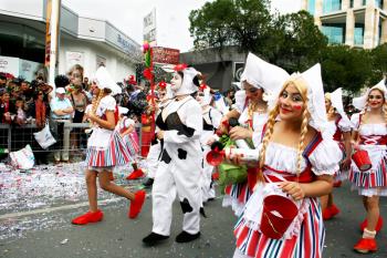 Royalty Free Photo of People in Costumes