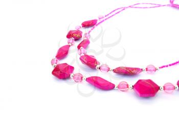 Royalty Free Photo of a Pink Necklace