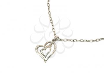 Royalty Free Photo of a Heart Necklace