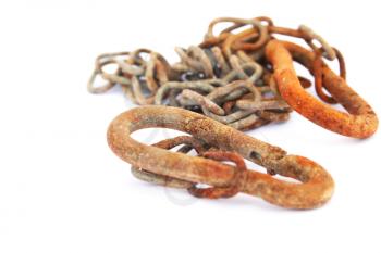 Royalty Free Photo of a Rusty Chain