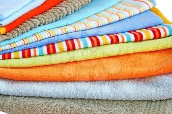 Royalty Free Photo of a Bunch of Towels