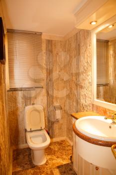 Stylish bathroom with luxurious design.