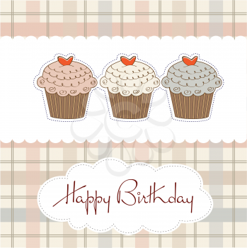 Royalty Free Clipart Image of a Happy Birthday Background