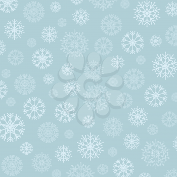 Gorgeous snowflakes background, vector format