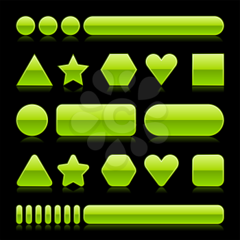 Royalty Free Clipart Image of a Set of Computer Icons