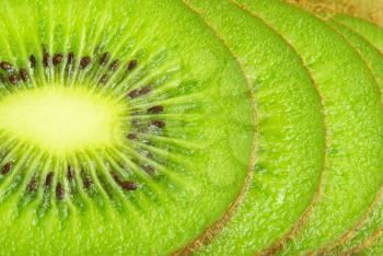 Close up on Kiwi fruit