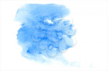 Abstract blue watercolor background