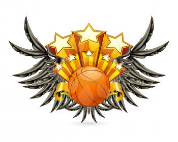 Basketball Emblem, vector