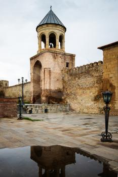 Very old church. The concept of faith, hope and love.