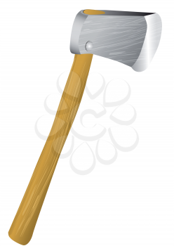 lumber axe isolated on a white background
