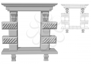 Rectangular window opening