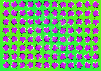 optical motion illusion. abstract background with leaves. 