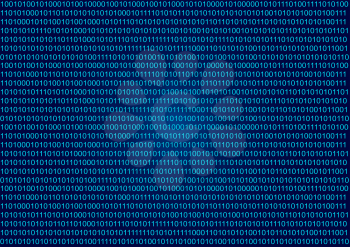 abstract background with binary code