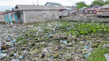 Garbage Dump in Balai island after Tsunami, Banyak Archipelago, Aceh, Indonesia, Southeast Asia