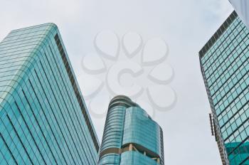 Business Buildings in Hong Kong, China, Southeast Asia