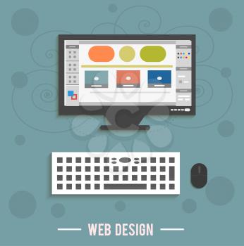 Web design concept