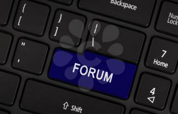 Laptop keyboard with a blue button - Forum