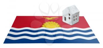Small house on a flag - Living or migrating to Kiribati