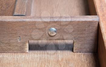 Typical dutch wooden boardgame - Sjoelen, selective focussed