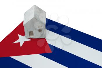 Small house on a flag - Living or migrating to Cuba