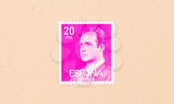 SPAIN - CIRCA 1980: A stamp printed in Spain shows the President, circa 1980