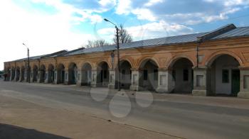 Ancient trading rows in the town of Novgorod-Seversky