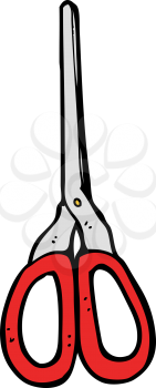 Royalty Free Clipart Image of Scissors