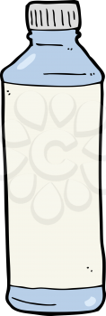 Royalty Free Clipart Image of a Water Bottle