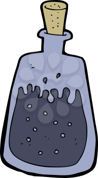 Royalty Free Clipart Image of an Ink Pot