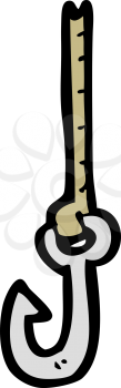 Royalty Free Clipart Image of a Hook