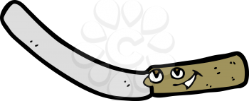 Royalty Free Clipart Image of a Kitchen Knife