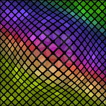 Colorful Square Pattern. Abstract Colored Square Background