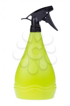 Spray bottle for wash cleaning isolated on white