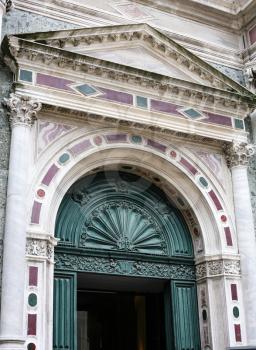 travel to Italy - doors of scuola grande di san rocco in Venice