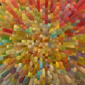Multicolored square shape geometric background. Digitally generated image.