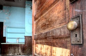 Abandoned School House one room Canada Saskatchewan