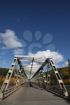 Stikine River bridge in British Columbia