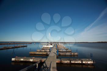 Hecla marina on Lake Winnipeg